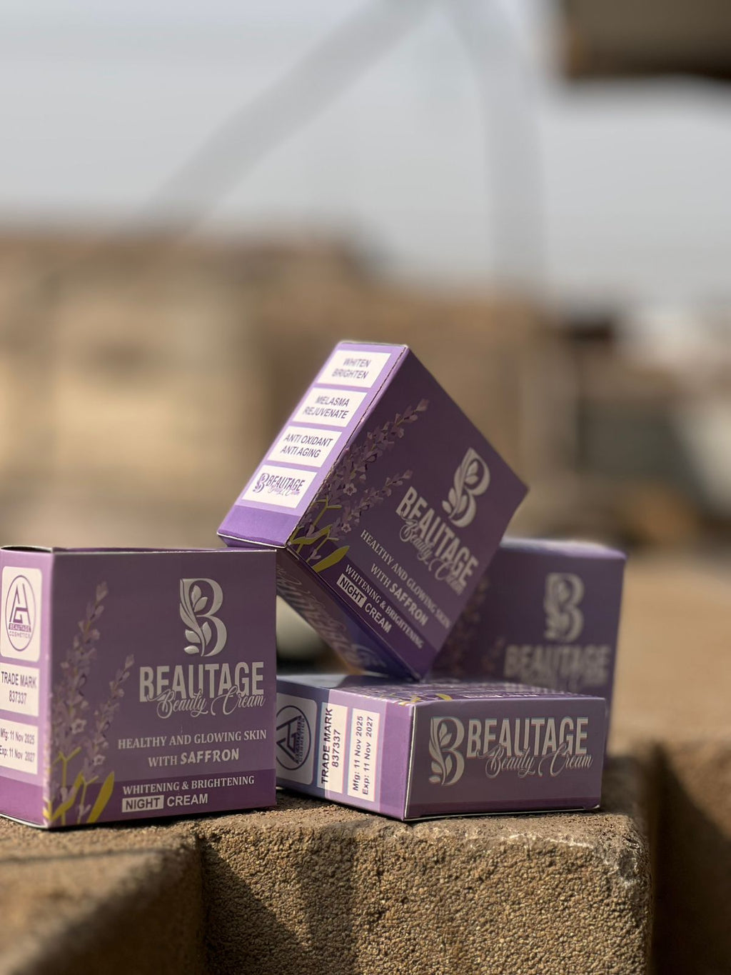 Beautage Beauty Cream – Whitening & Brightening Night Cream with Saffron