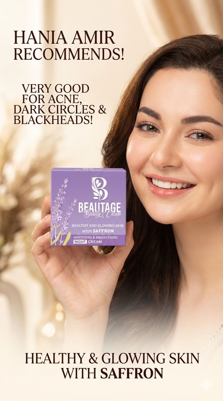Beautage Beauty Cream – Whitening & Brightening Night Cream with Saffron