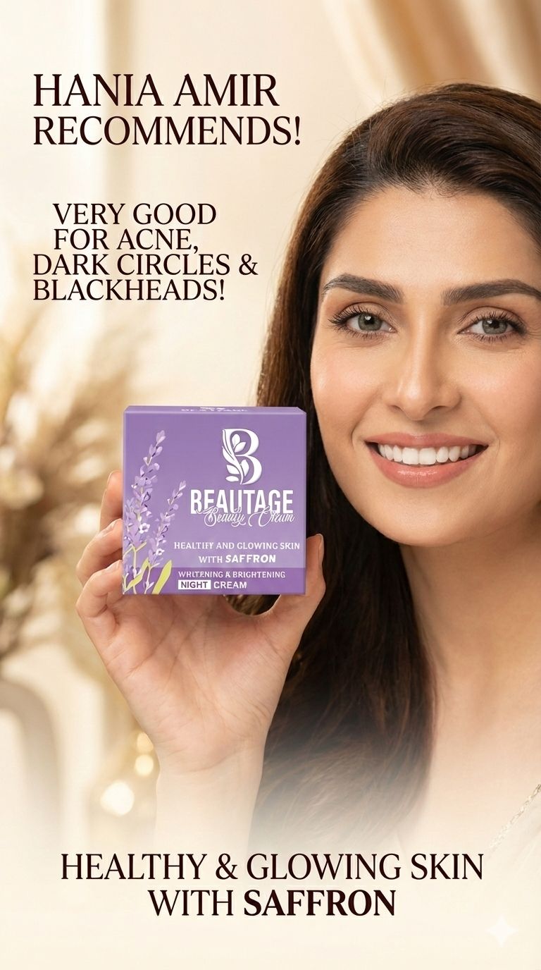 Beautage Beauty Cream – Whitening & Brightening Night Cream with Saffron